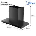 Midea B82 Kitchen Hood Heat Auto Clean - Image 5