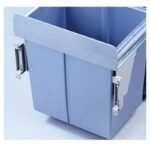 WellMax CLG027A(1) Pull out Soft Closing Dustbin  2 x 20 L - Image 2