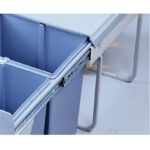 WellMax CLG027A(1) Pull out Soft Closing Dustbin  2 x 20 L - Image 3
