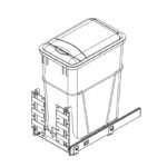 WellMax CLG012A-35L Waste Bin (35 L) - Image 4