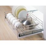 WellMax K6DSPTJ007Q Stainless Steel 4-sided Kitchen drawer basket - Image 2